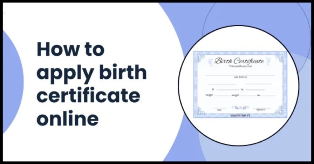 Birth Certificate Apply Online