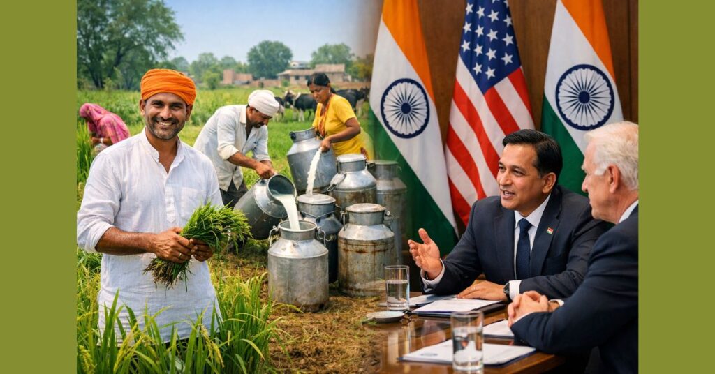 Indian farmers and dairy sector protected in India US trade deal as government safeguards agriculture